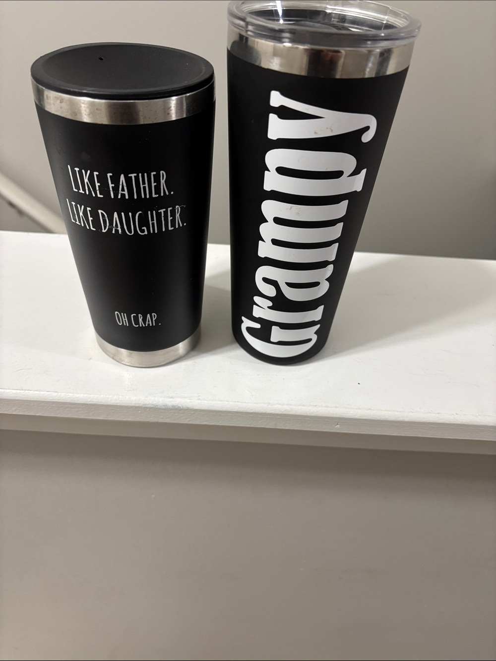 2 travel tumblers
